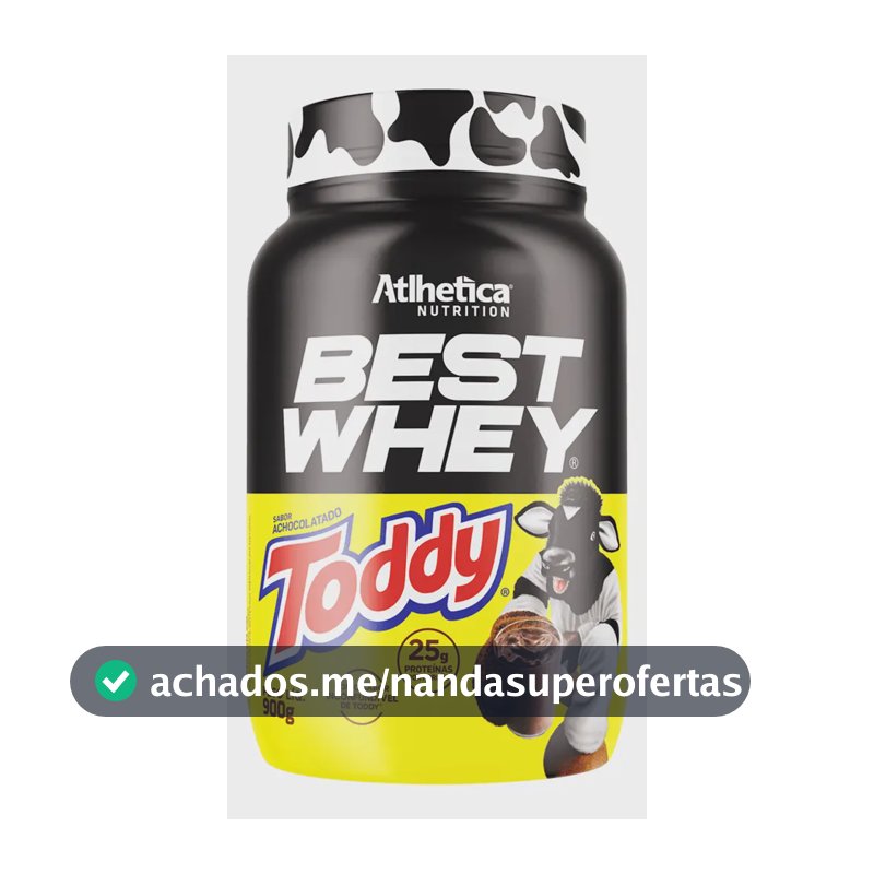 Best Whey Toddy Isolado Hidro Concentrado 900g - Atlhetica Toddy