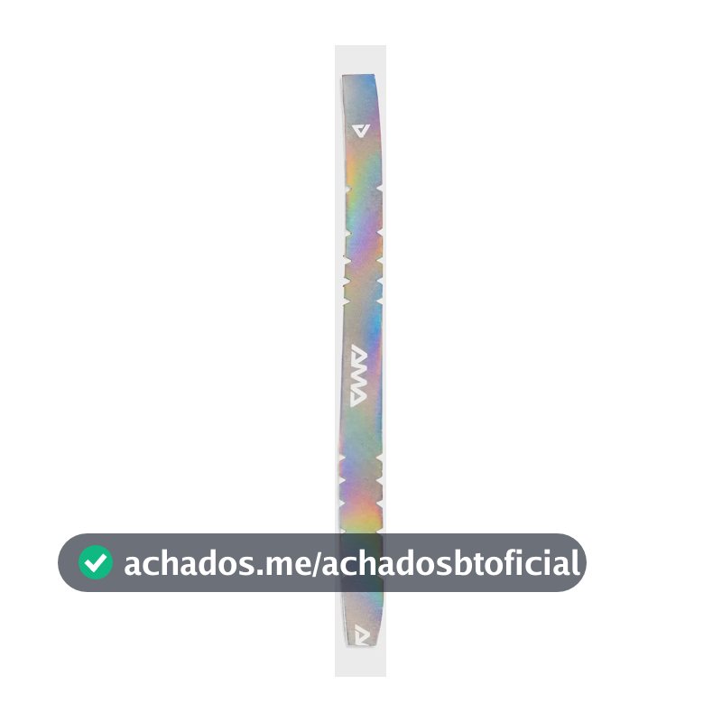 Protetor De Raquete Beach Tennis Holografico Ama Sport Prateado