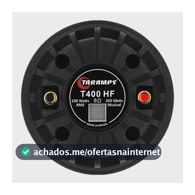 Driver T400 Taramps Novo 8 Ohms Paredão T 400 Hf 100w Novo
