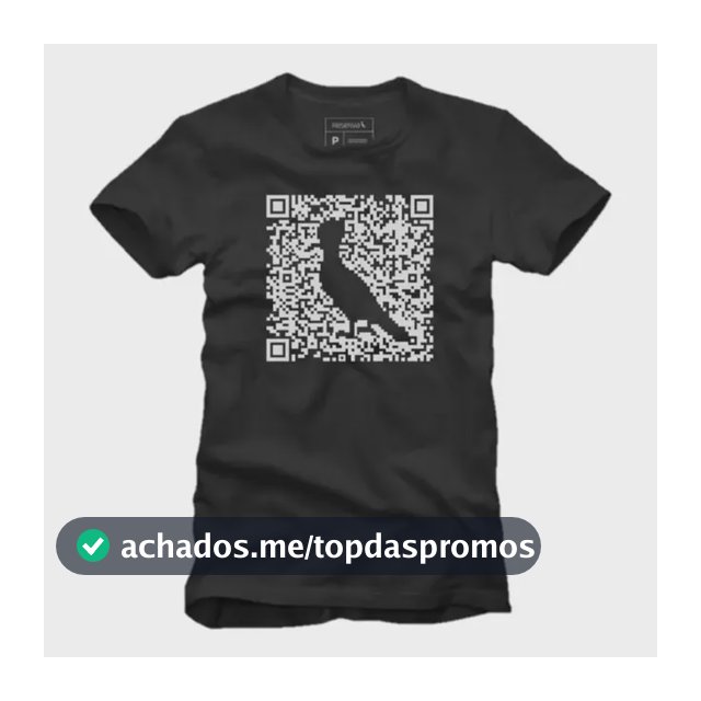 Camiseta Básica Greenk Qr Code Leve Conforto Reserva