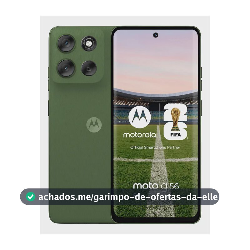 Celular Motorola Moto G56 256gb + 12gb Ram 5g Dual Sim Green