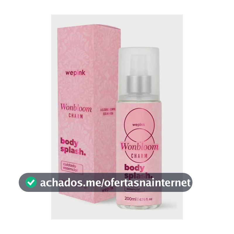 Body Splash Desod. Colonia Wonbloom Charm Wepink 200ml