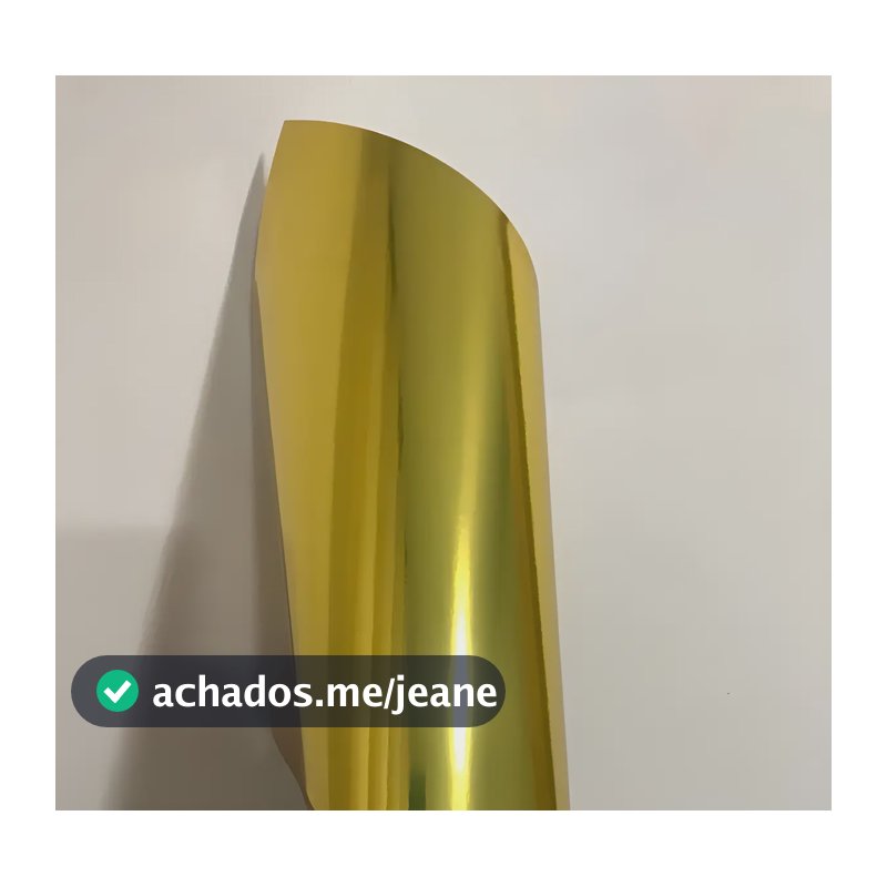 Papel Laminado Lamicote A4 1 Face 250g 100 Folhas - Cores Cor Dourado