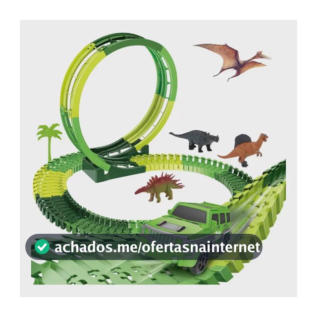 Pista Carrinho Dinossauro Looping Radical Som Luz 92 Peças