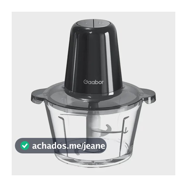 Gaabor Processador 300w 2l Vidro 4 Lâminas Mg-15m02a Cor Preto