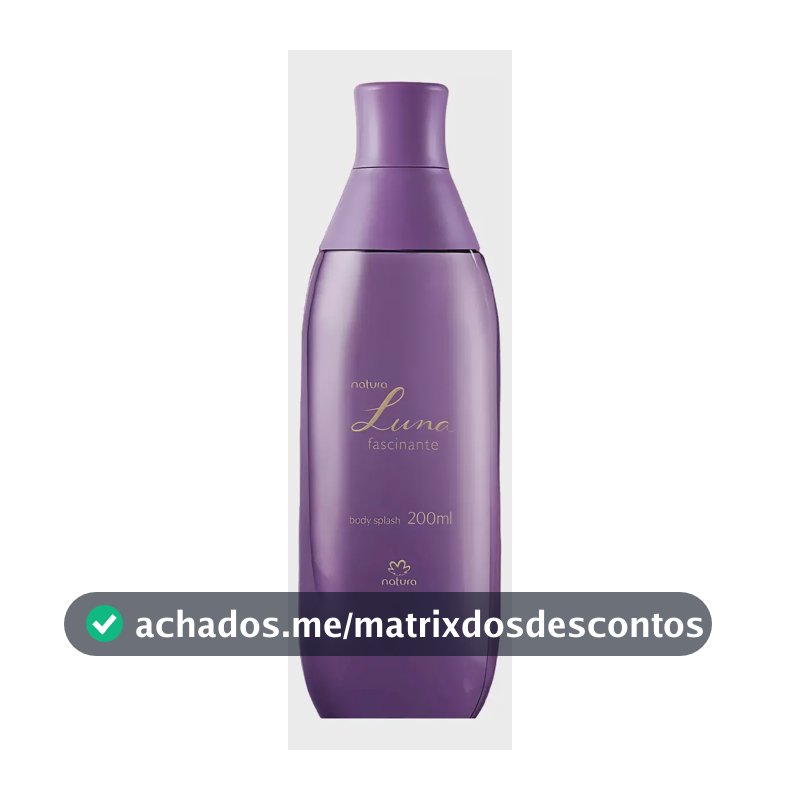 Body Splash Natura Luna Fascinante 200 Ml