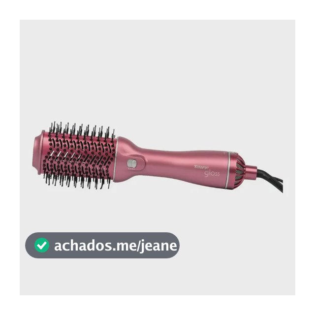 Escova Secadora Taiff Gloss Rose 1200w - Bivolt