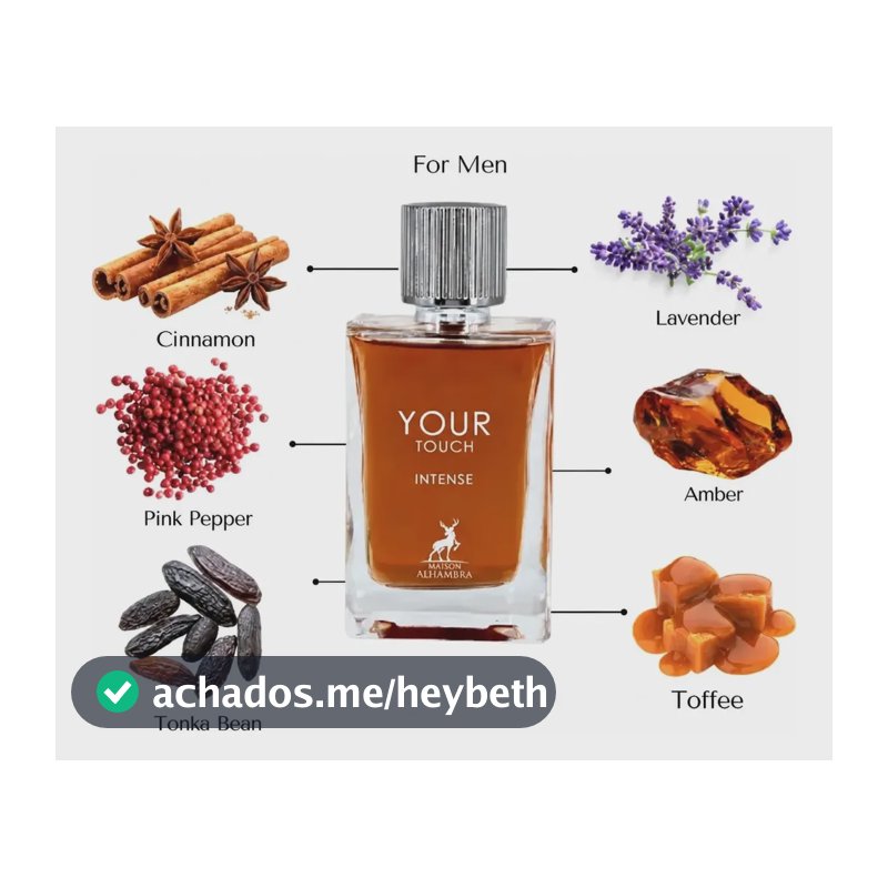 Perfume Masculino Maison Alhambra Your Touch Intense Edp 100