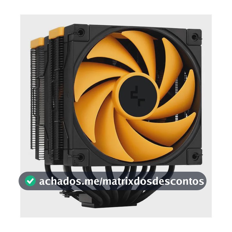 Air Cooler Deepcool Ak620 Zero Dark Zoria Pto/ama 2 X 120mm Preto