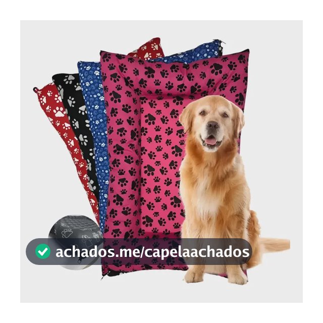 Colchonete Para Cachorro Gato Caminha Pet 90x63 Cm Tam Gg