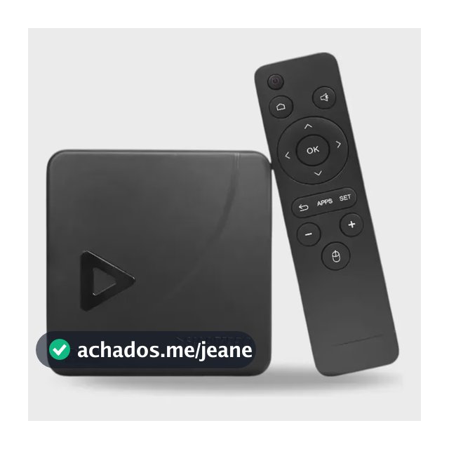 Tv Box Proeletronic Smartpro 4k, Com Android 10 E 16gb Smart Box Prosb-3000/16gb Preto Padrão