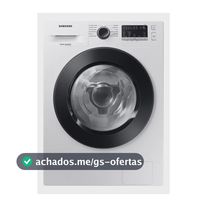 Lava E Seca Samsung Wd11m Com Digital Inverter Branca 11kg Cor Branco