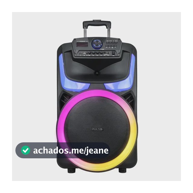 Caixa De Som Burst 15 Pol. 850w Rms Pulse - Sp404 Preto