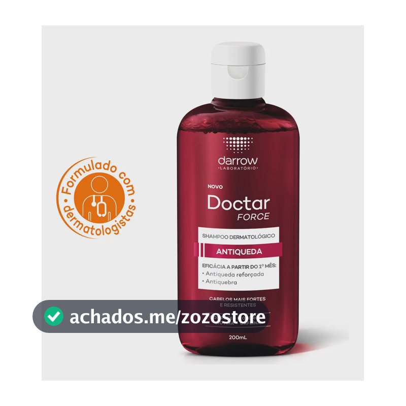 Shampoo Antiqueda Dermatológico Darrow Doctar Force, 200ml