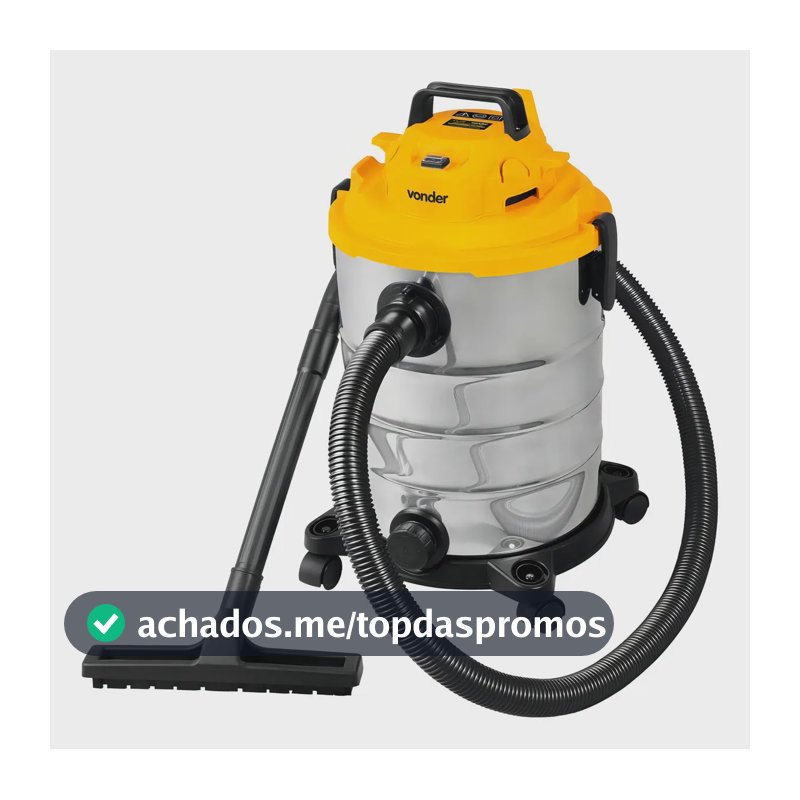 Aspirador De Pó e Líquidos 1200w 30 Litros Apv 1230 Linha Profissional Vonder