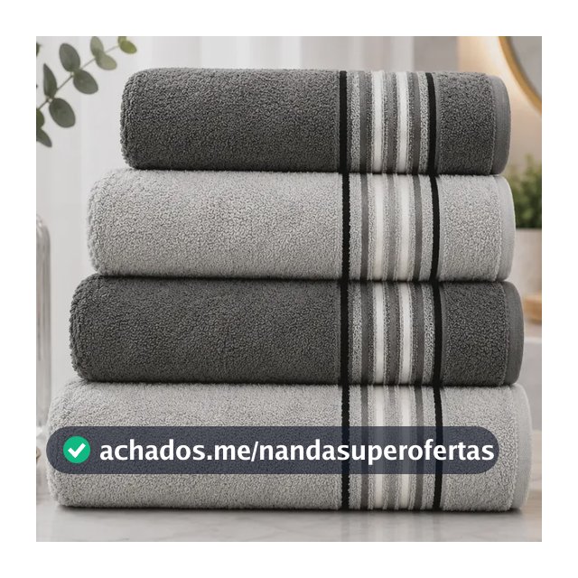 Jogo Toalha Banho Banhão Vitta 4pçs 400g Algodão Camesa