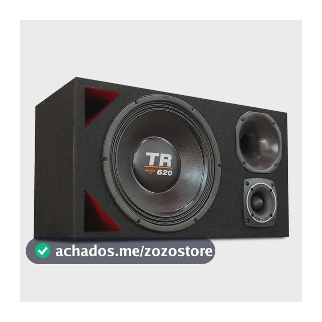 Caixa Trio Automotivo Completa Alto Falante Triton Tr 620