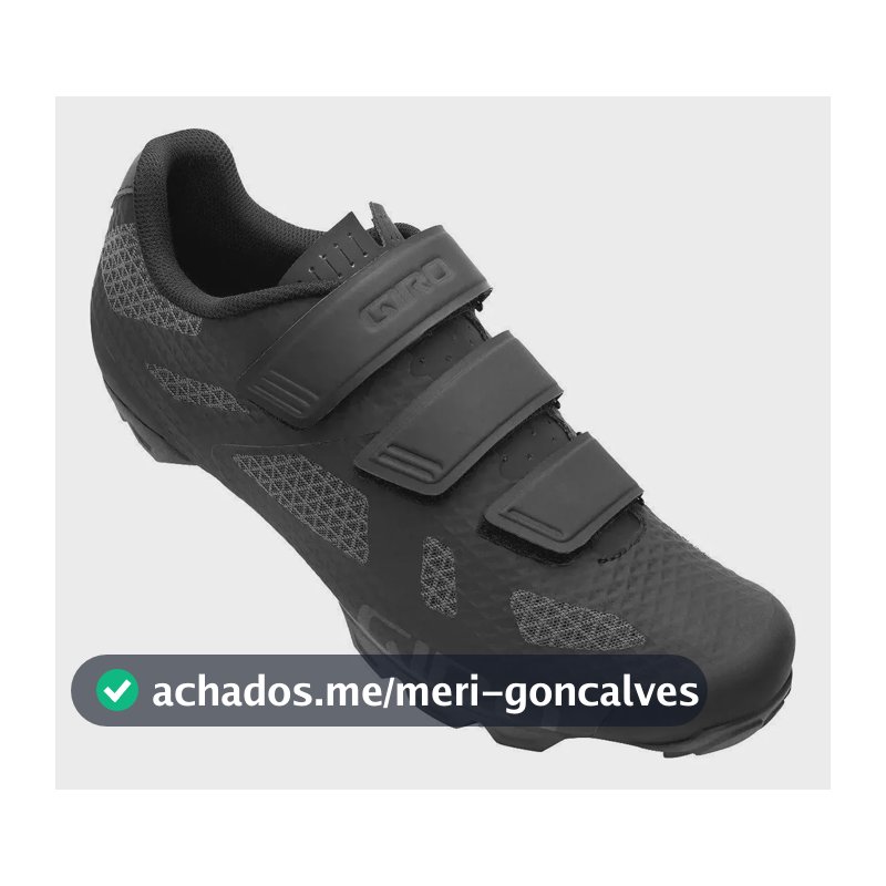 Sapatilha De Ciclismo Giro Ranger Mtb Preta Preto Lisa 42 Br