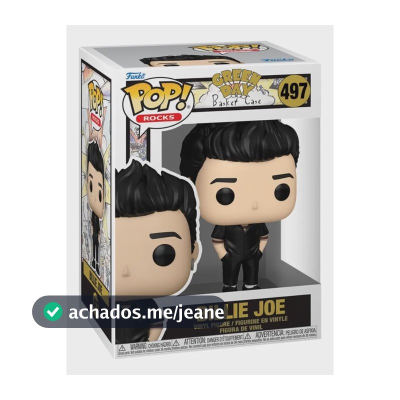 Boneco Funko Rocks Green Day Billie Joe 12939