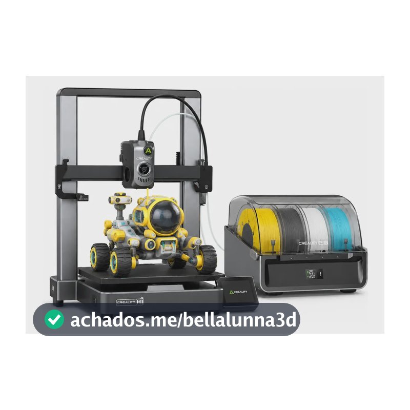 Impressora 3d Creality Hi Combo Fdm Com Cfs Sistema Multicol 127/220v Cinza