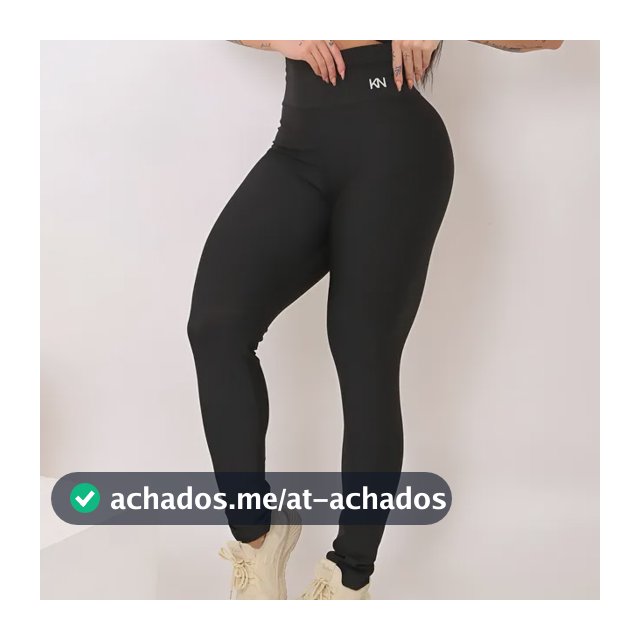 Calça Legging Fitness Zero Transparência Cintura Alta Koenig