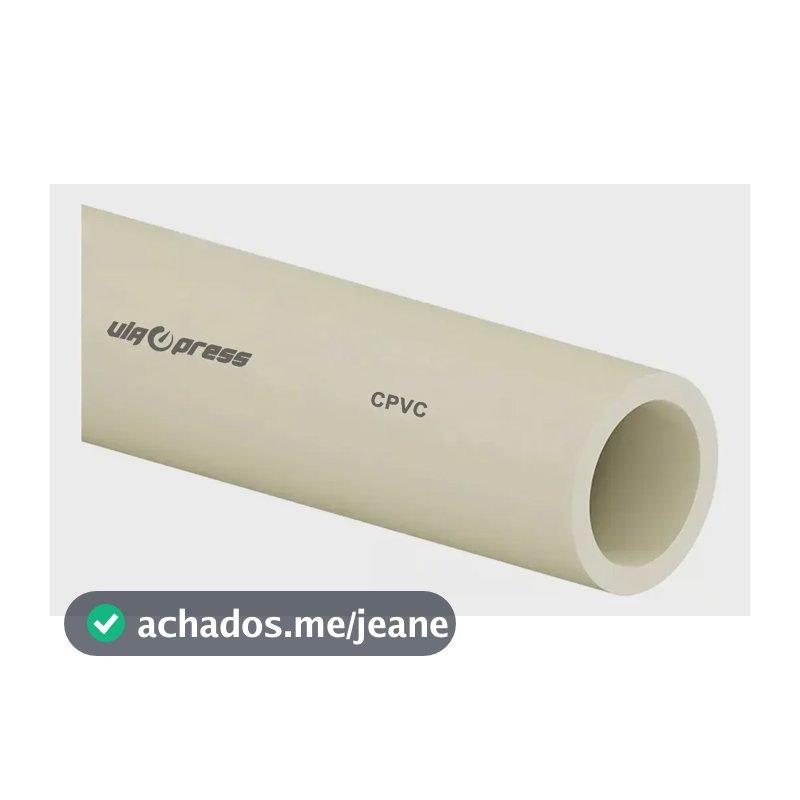 Tubo Cpvc 22mm 3 Metros Resistente Água Quente Cano Oferta