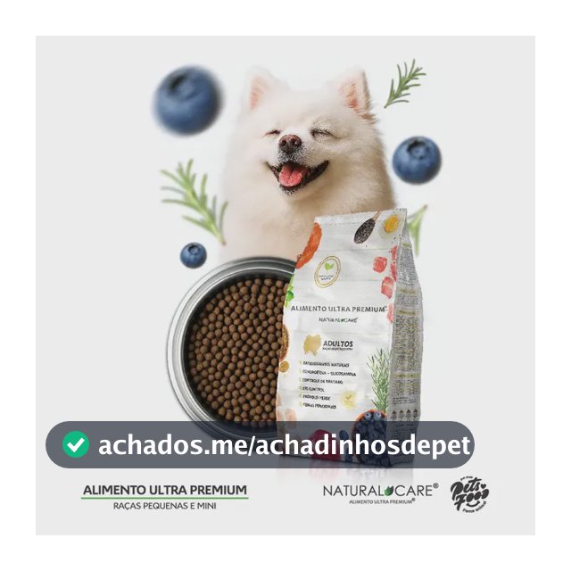 Ração Seca Naturalcare Ultra Premium Cães Adultos Raças Pequenas e Mini 10kg