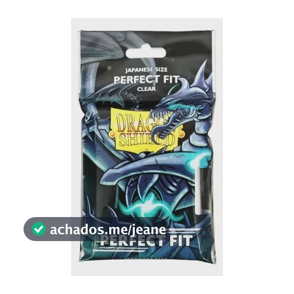 Sleeves Dragon Shield Small Clear Perfect Fit 100 Unidades para Yu-Gi-Oh!
