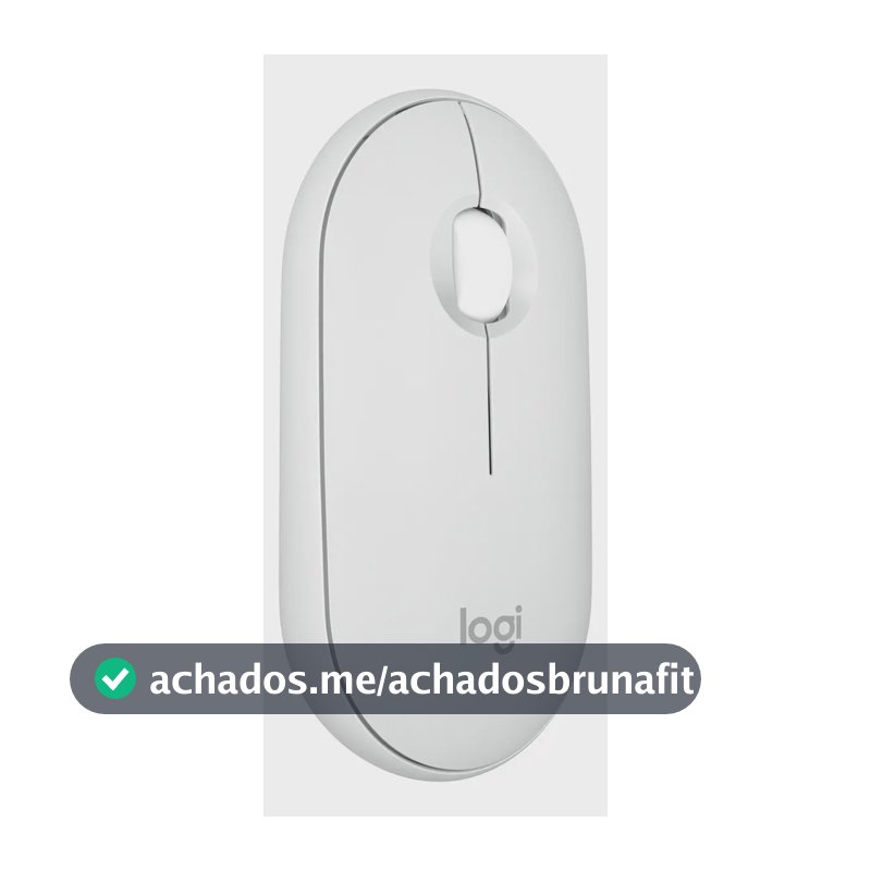 Mouse sem fio Logitech Pebble 2 M350s - Branco