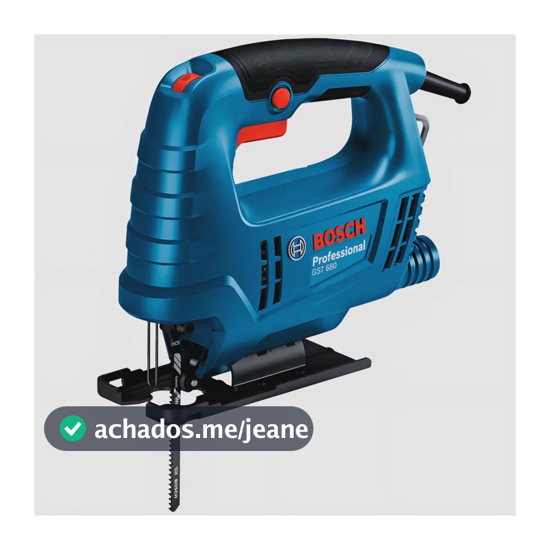 Serra Tico Tico Profissional Gst 680 500w Bosch Com Lâmina Protetora