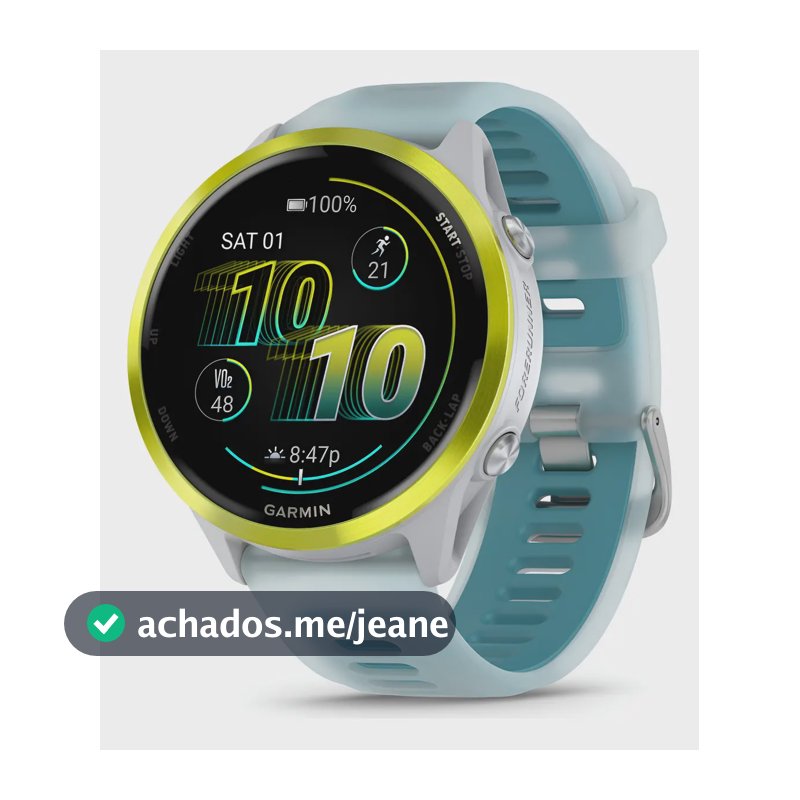 Relógio Garmin Forerunner 570 Amarelo 47mm Com Monitor E Gps