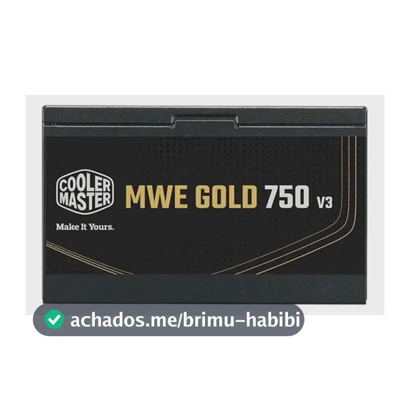 Fonte Cooler Master Atx 3.1 750w Mwe Gold 750 V3 Pfc Ativo 8