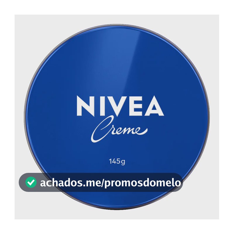 NIVEA Creme Hidratante Lata 145g, Hidratação Profunda 24h, Corporal, Multibenefícios, Todas as Peles