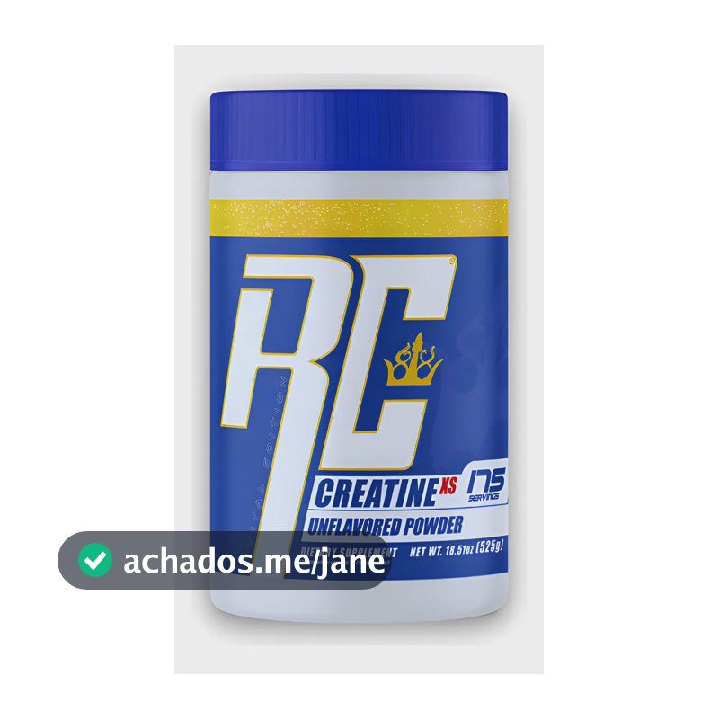 Creatina Monohidratada 100% Pura Ronnie Coleman Sem Sabor 525g