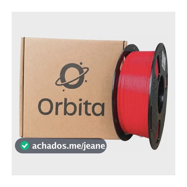 Filamento Pla Para Impressora 3d Orbita 1,75 Mm 1 Kg Vermelho