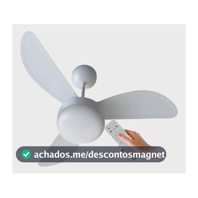 Ventilador De Teto C/ Controle 6 Vel. Fenix Ventisol