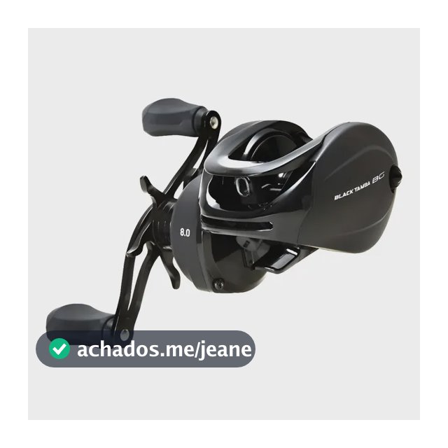 Carretilha Black Tamba Bg Direita 11rol. 12kg Drag - Maruri Preto Direito