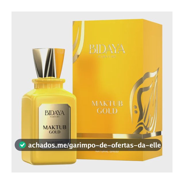 Perfume Bidaya Maktub Gold Eau De Parfum 100ml