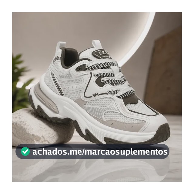 Tênis Feminino Esportivo Via Marte Running Sport Mesh Leve