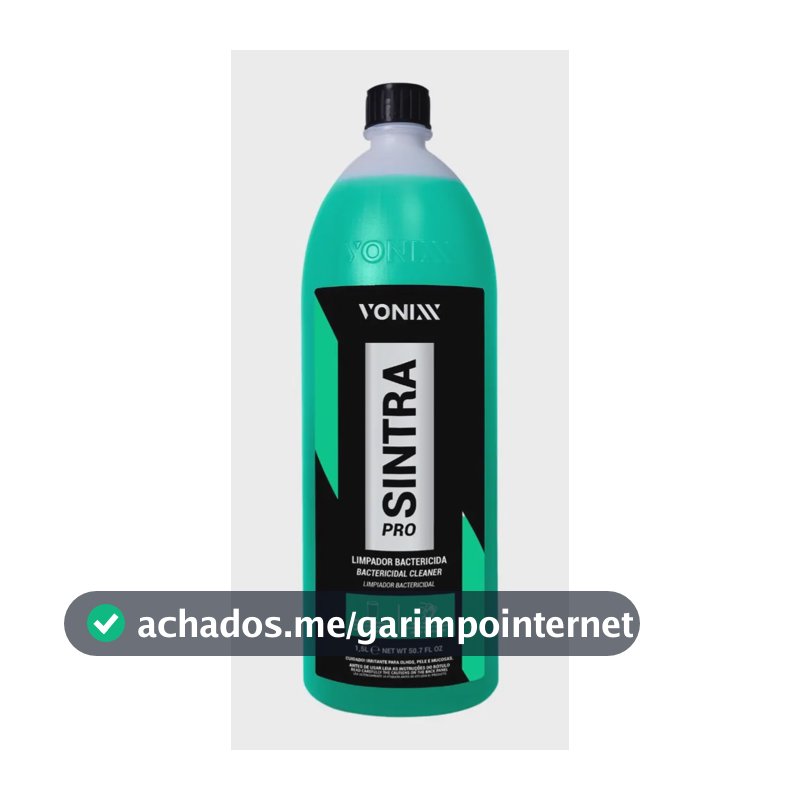 Sintra Pro Limpeza Interna De Veiculos Vonixx 1,5l