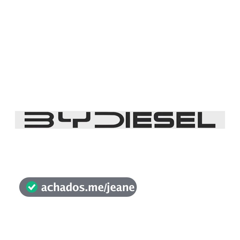 Adesivo Bydiesel Preto Carro Caminhonete Off Road Diesel 4x4