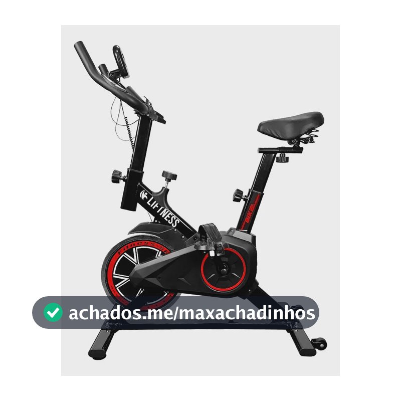 Liftness Bicicleta Ergométrica Spinning Profissional 120kg Silenciosa