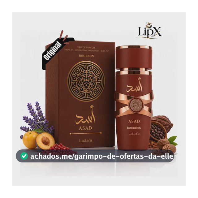 Perfume Árabe Asad Bourbon 100ml Lipx