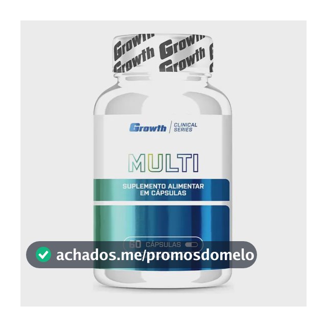 Multivitamínico Growth Supplements Clinical Series em cápsula Sem sabor de 60 un