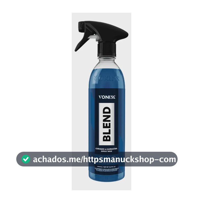 Cera Automotiva Vitrificadora Blend Vonixx Carnaúba + Sílica