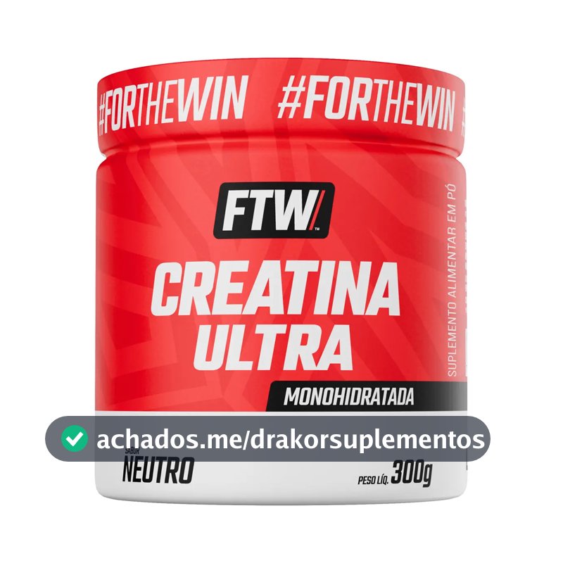 Creatina FTW em pó Sem sabor x 300g