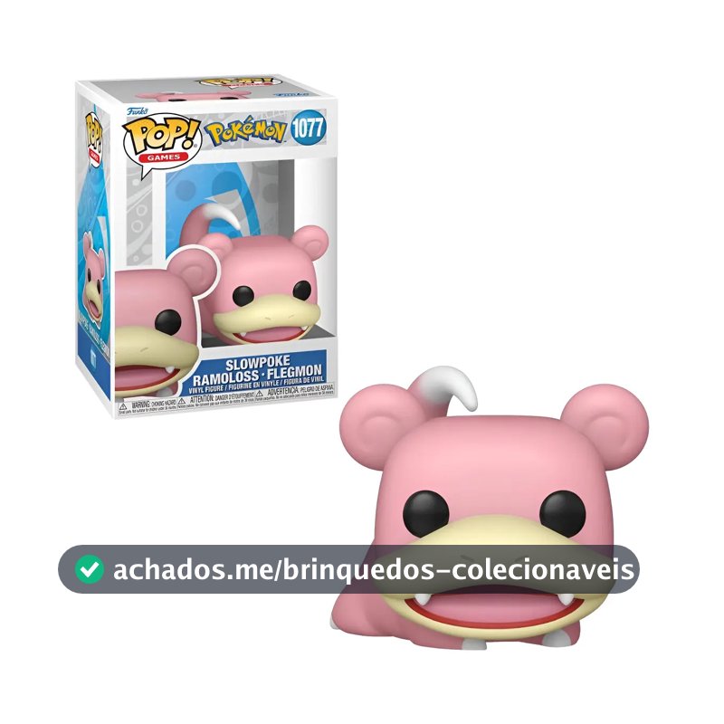 Boneco Funko Pop! Pokémon - Slowpoke