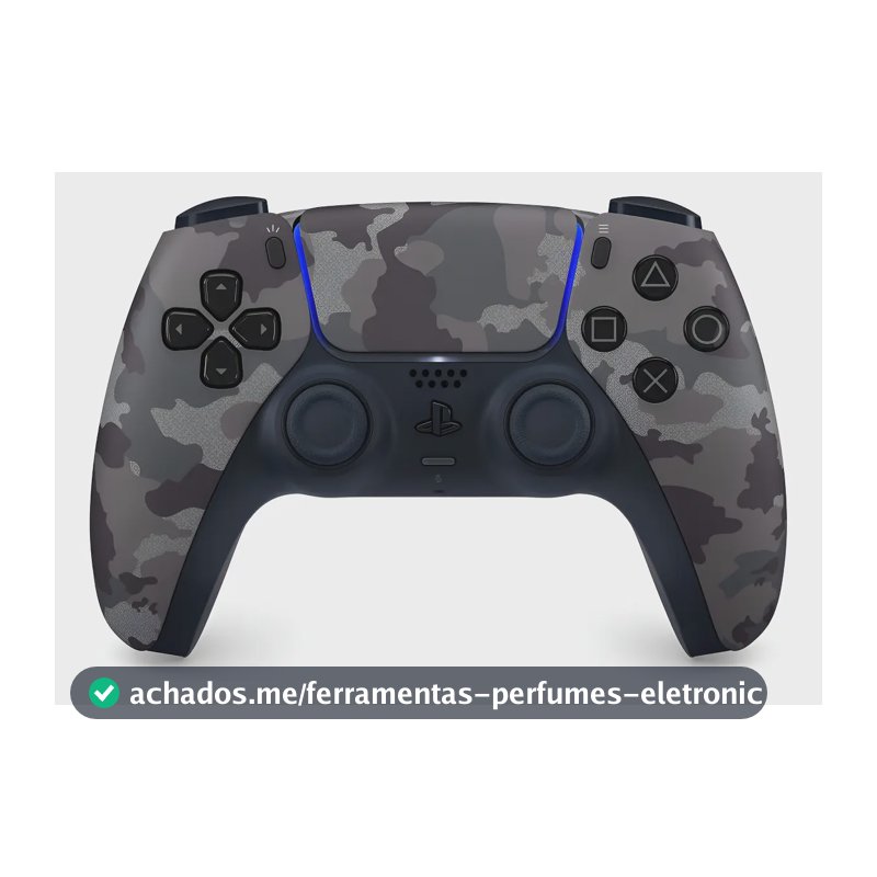Controle joystick sem fio Sony PlayStation PS5 gray camuflado