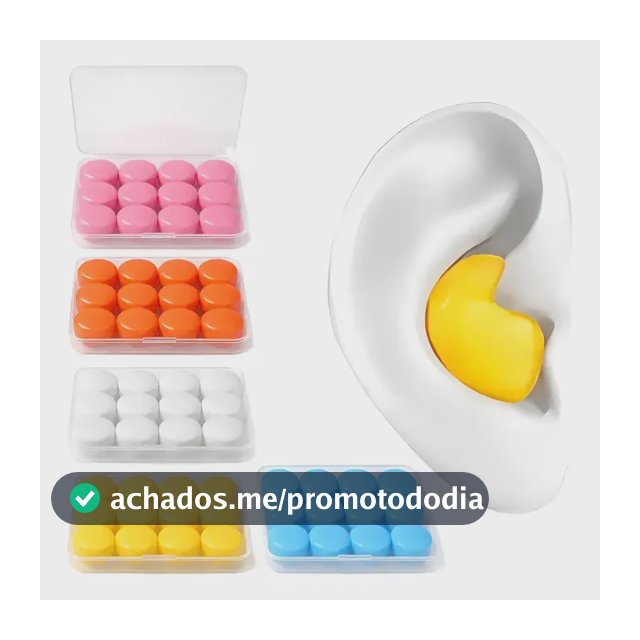 Tampão De Ouvido Protetor Auricular Barulho Dormir Natação