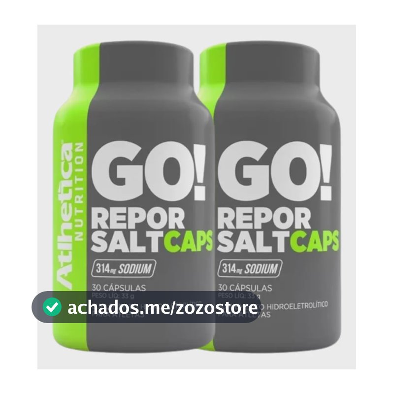 Kit 2 Repor Salt 30 Capsulas Atlhetica Nutrition  Kit 2 Repor Salt 30 Capsulas